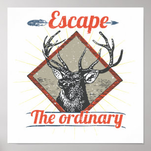Affiche Échapper à l'aventure extérieure ordinaire
