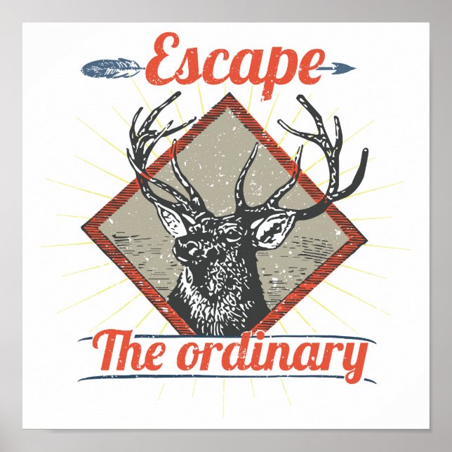 Affiche Échapper à l'aventure extérieure ordinaire (Devant)