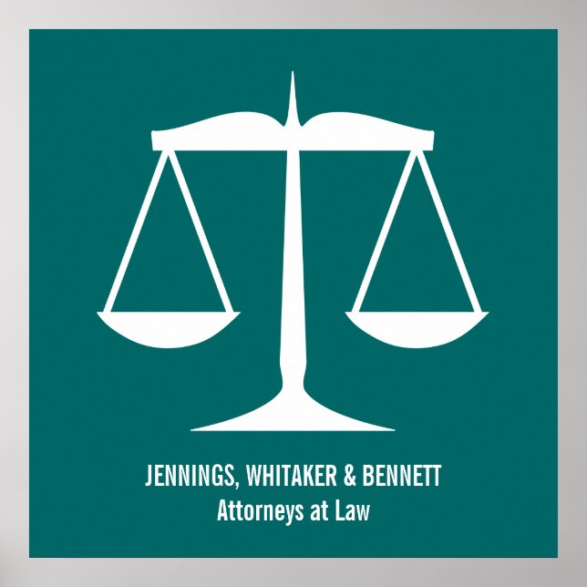 Affiche Échelles de justice (Devant)