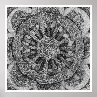 Affiche Échinidermatière