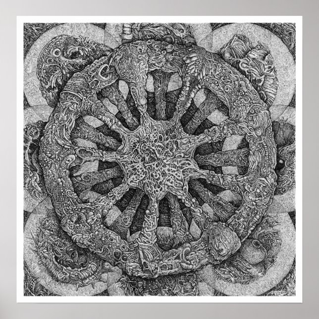 Affiche Échinidermatière (Devant)