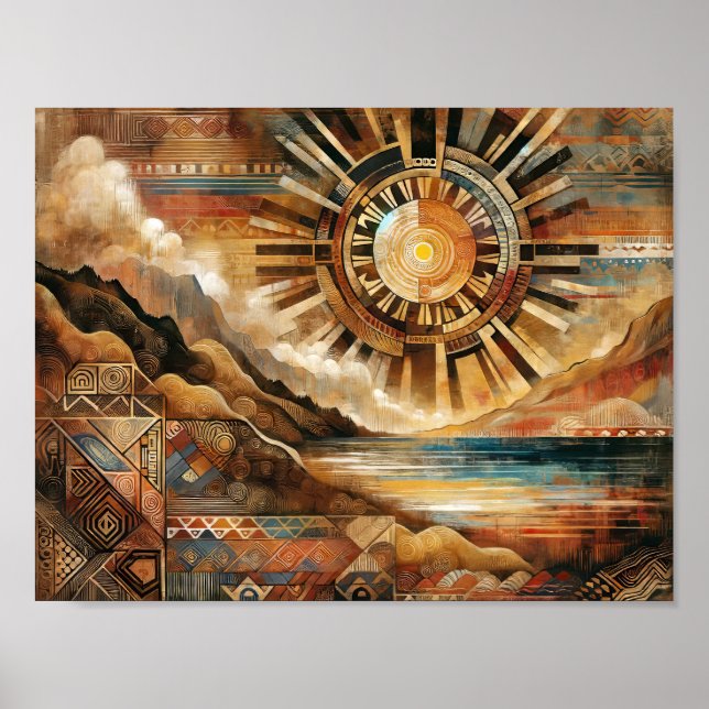 Affiche Echos ancestraux : Tapisserie d'art philippine (Devant)