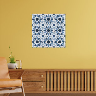 Affiche Echos andalous : Geometry marocaine Boho