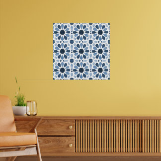 Affiche Echos andalous : Geometry marocaine Boho