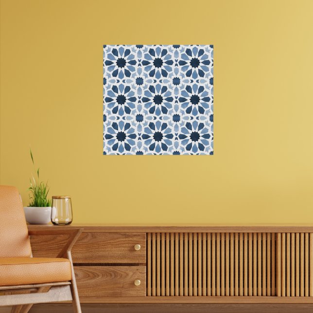 Affiche Echos andalous : Geometry marocaine Boho (Salon 2)