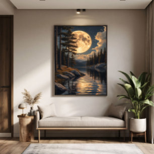Affiche Échos de la Lune Dorée