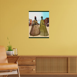 Affiche Échos de libération : 18 juin 1865" "Fière, libre,