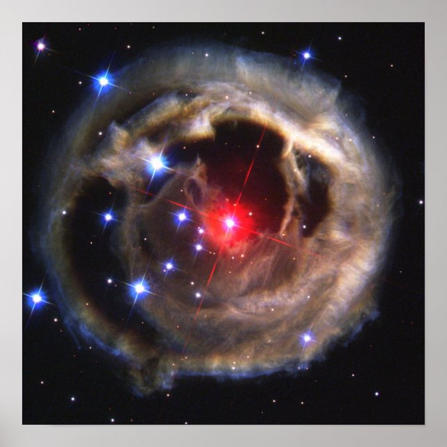 Affiche Échos Légers De Red Supergiant Star V838 Monocer (Devant)