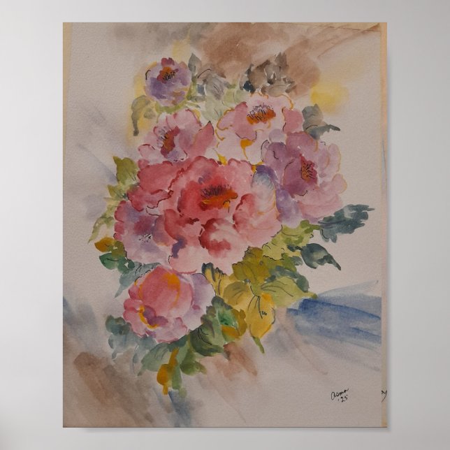 Affiche Éclaboussure de printemps (Devant)