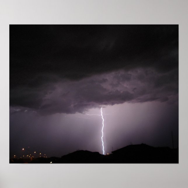 Affiche Éclair (Devant)
