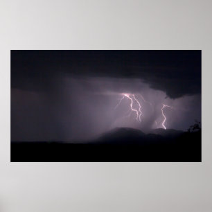 Affiche Éclair du désert