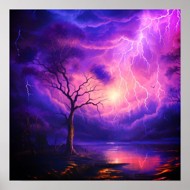 Affiche Éclairage (Devant)