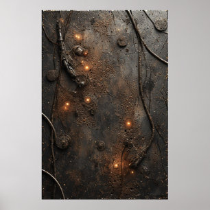 Affiche Éclairage Cyberpunk