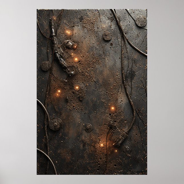 Affiche Éclairage Cyberpunk (Devant)