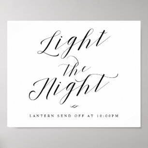 Affiche Éclairer la lanterne de nuit Envoyer le signal Mar