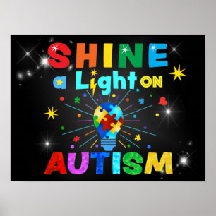 Affiche ÉCLAIREZ une lumière sur AUTISM