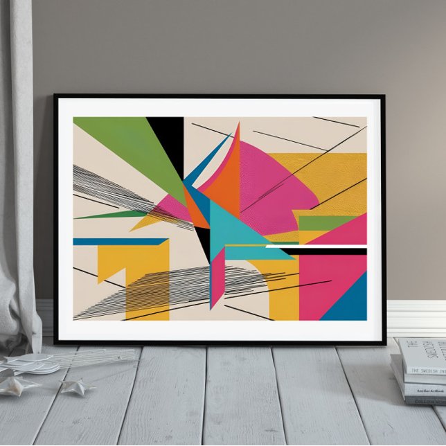 Affiche Éclatement de l'énergie du kaléidoscope (Créateur téléchargé)