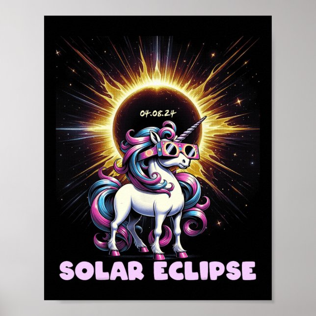 Affiche Eclipse 2024 Chemise Total Eclipse 8 avril 24 Unic (Devant)