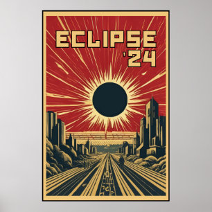 Affiche Eclipse '24 Propaganda City