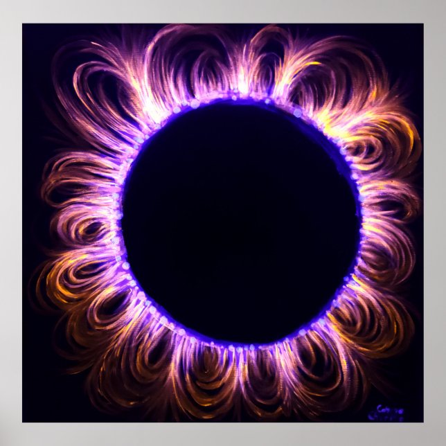 Affiche éclipse solaire (Devant)