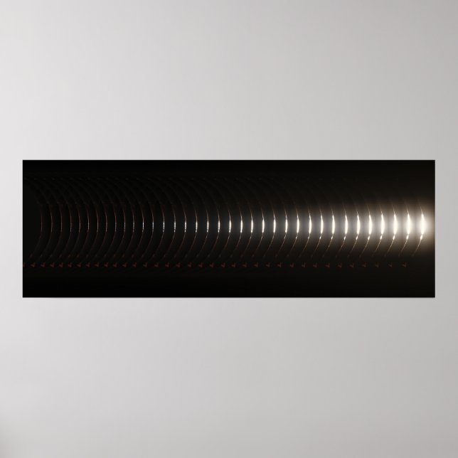 Affiche Éclipse solaire 2024 - Corona (Devant)