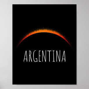 Affiche éclipse solaire argentine 2020 éclipse solaire arg