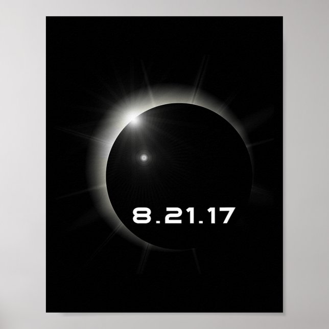 Affiche Éclipse solaire de 2017 (Devant)