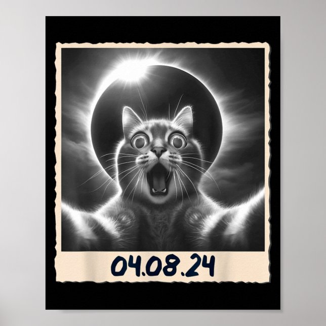 Affiche Éclipse solaire drôle 04 08 24 (Devant)