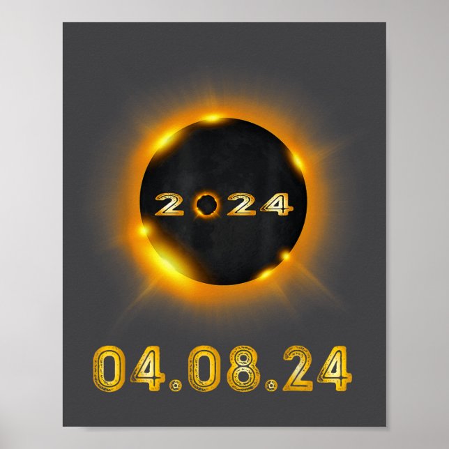 Affiche Éclipse solaire drôle 04 08 24 (Devant)