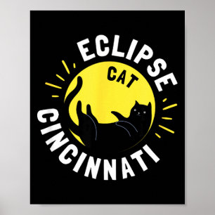 Affiche Éclipse solaire drôle 4 8 24