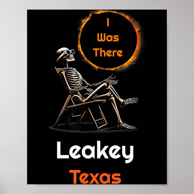 Affiche Éclipse solaire I Leakey Texas là (Devant)