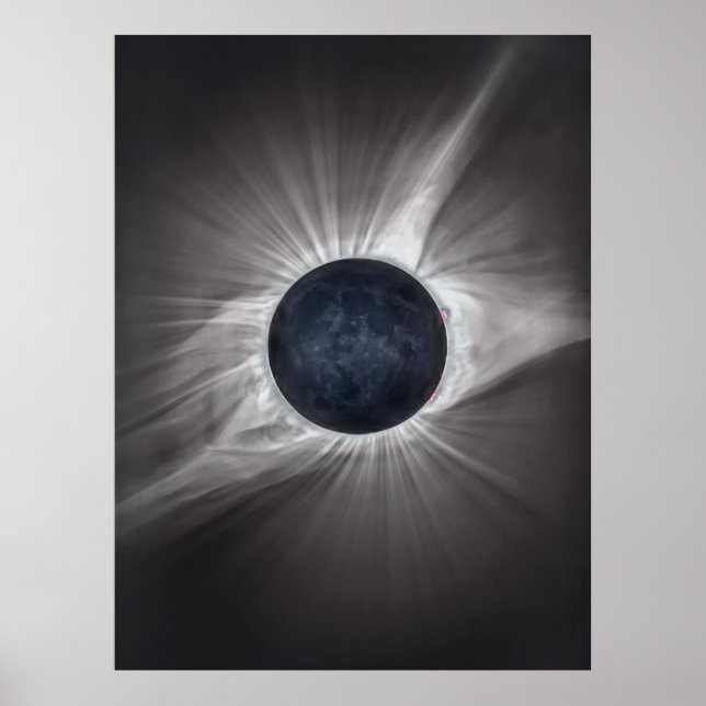 Affiche Éclipse solaire totale (Devant)