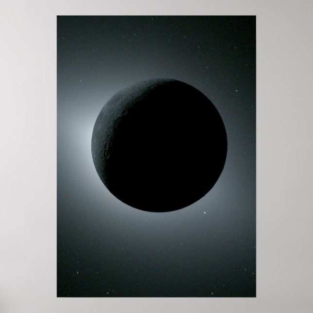 Affiche Éclipse solaire totale Artemis II (Devant)