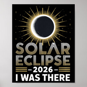 Affiche Éclipse solaire totale là Éclipse