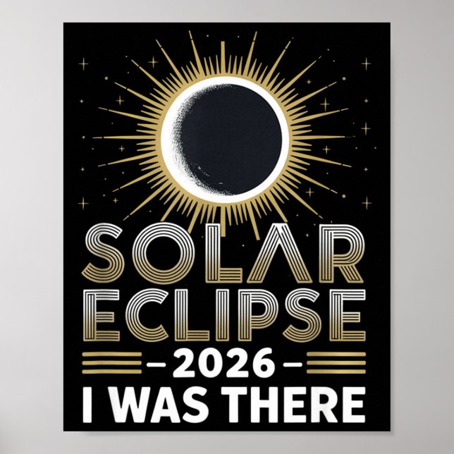 Affiche Éclipse solaire totale là Éclipse (Devant)