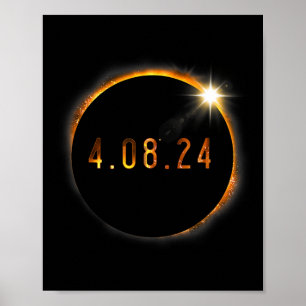 Affiche Éclipse solaire Totalité américaine Printemps 4082