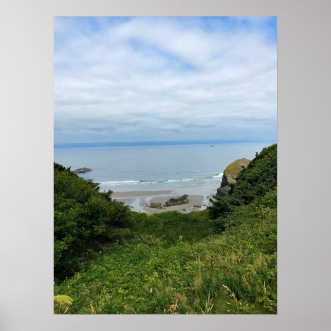 Affiche Ecola State Park, Cannon Beach, Oregon (Devant)