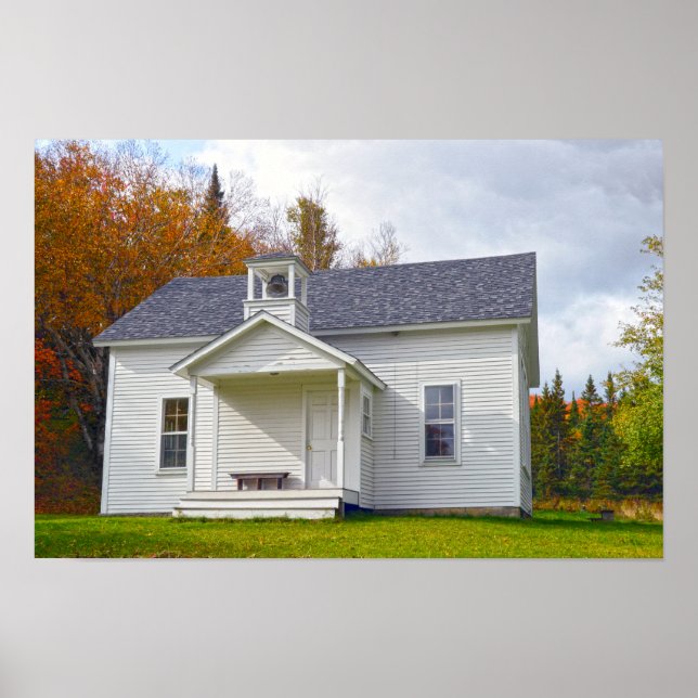 Affiche École à classe unique du Vermont (Devant)