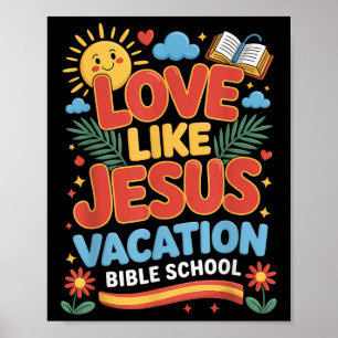 Affiche École biblique de vacances Love Like Jesus Vbs 202