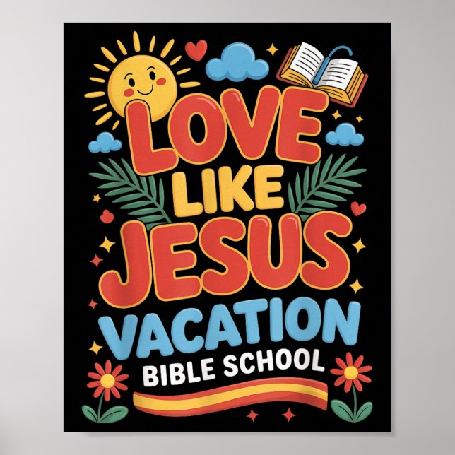 Affiche École biblique de vacances Love Like Jesus Vbs 202 (Devant)