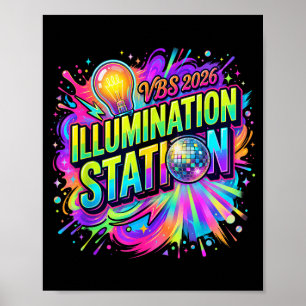 Affiche École biblique de vacances Vbs Crew 2026 Illuminat