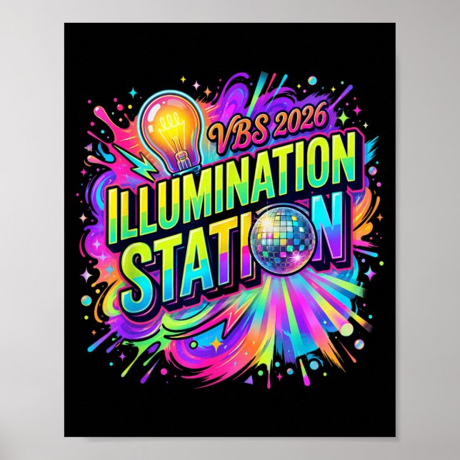 Affiche École biblique de vacances Vbs Crew 2026 Illuminat (Devant)