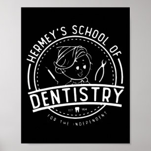 Affiche École de dentisterie d'Hermey Hygiène dentaire de