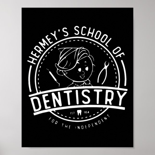 Affiche École de dentisterie d'Hermey Hygiène dentaire de  (Devant)