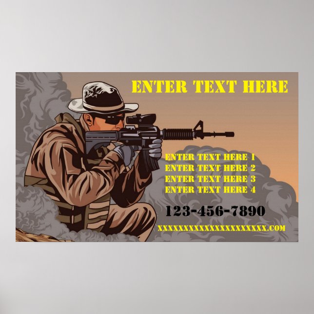 Affiche École de formation tactique sur les armes à feu pe (Devant)