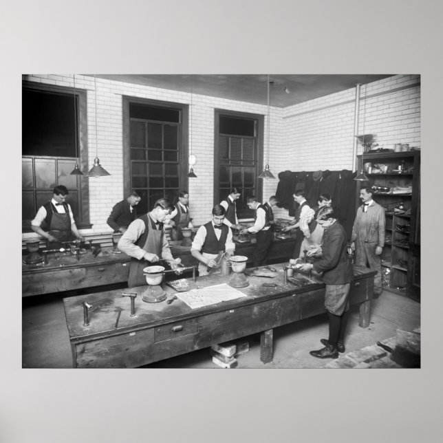 Affiche École de plomberie, début des années 1900 (Devant)