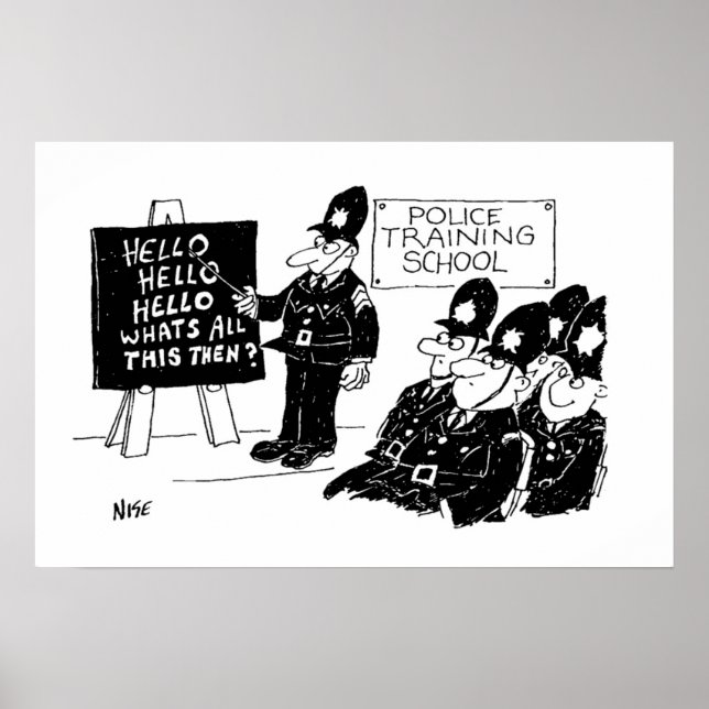 Affiche École de police (Devant)
