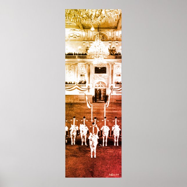 Affiche École d'équitation espagnole de Vienne en Autriche (Devant)