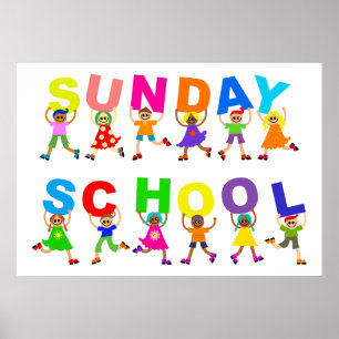 Affiche École du dimanche