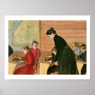 Affiche "École élémentaire" par Magnus Enckell